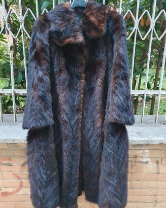 Pelliccia code di visone vintage anni 50/60
