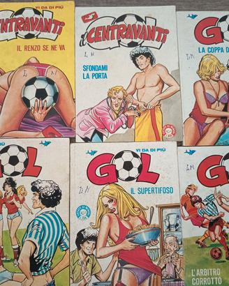 Lotto fumetti Erotici Il Centravanti e Gol