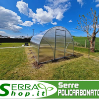 Serra tunnel 3x policarbonato alveolare giardino