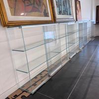 Vetrine espositori in vetro artigianato