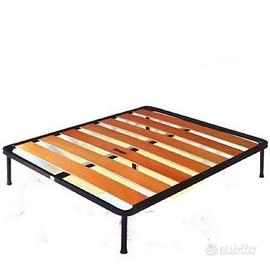 Rete matrimoniale a doghe larghe 160 x 190