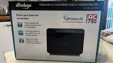 Modem router DLINK GO-DSL-AC750