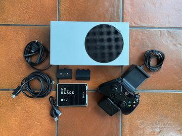 Xbox serie S 512GB + hard disk 2T xbox + Accessori