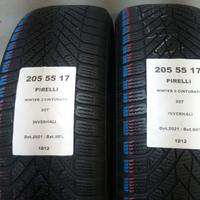 2 GOMME 205 55 17 PIRELLI A1812