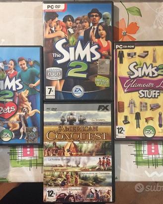Videogiochi PC : the sims 2 e american conquest