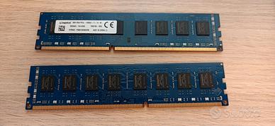RAM 16gb (2x8gb) Kingston DDR3 1600Mhz