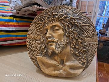 Bassorilievo Ecce Homo in Bronzo -De Luca F.