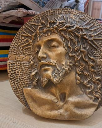Bassorilievo Ecce Homo in Bronzo -De Luca F.