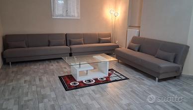 3 divani letto contenitore nuovi in tessuto uguali