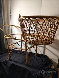 culla in vimini del 1969