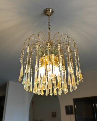 Lampadario gocce Murano