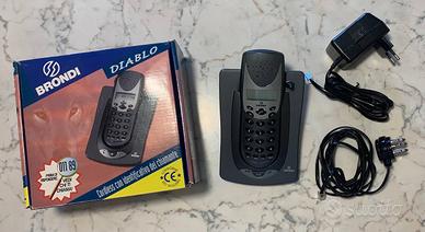Telefono cordless Brondi Diablo vintage