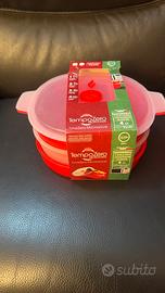 Vaporiera Microonde/contenitore,Snips,Rossa ,4L