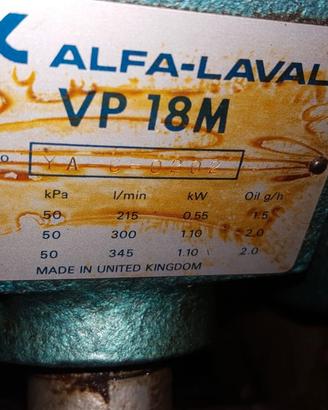 mungitrice alfa Laval vp18m 