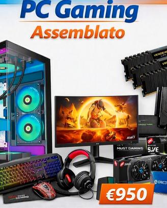 PC GAMING COMPLETO ASSEMBLATO PERTETTO 