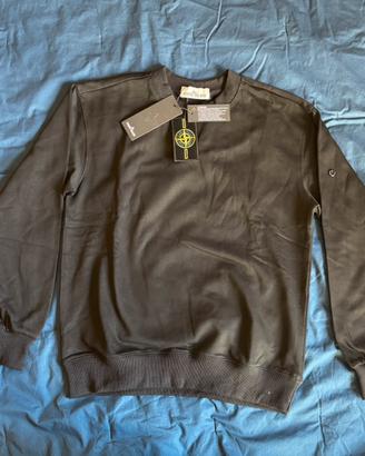 Felpa stone island nera