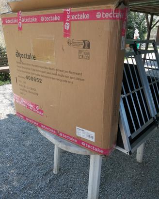 trasportino x cani in alluminio