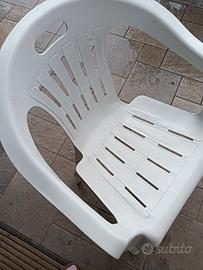 sedie plastica esterno 