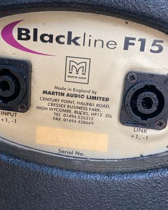 Martin audio blackline f15