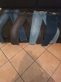set n. 4 paia jeans  donna xs