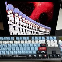 Tastiera Meccanica Custom - Rei Ayanami Evangelion