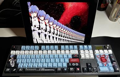 Tastiera Meccanica Custom - Rei Ayanami Evangelion