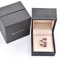 BVLGARI ANELLO B-zero zaffiri rosa oro bianco