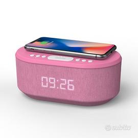 Radiosveglia da comodino con caricatore USB