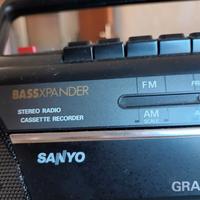 radio stereo cassette Sanyo