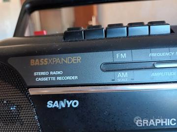 radio stereo cassette Sanyo