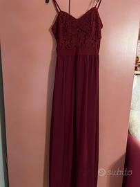 Vestito elegante con spacco