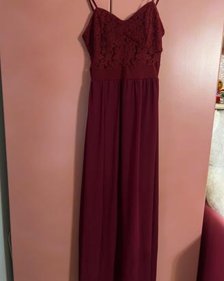 Vestito elegante con spacco