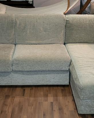 divano letto con penisola contenitore 