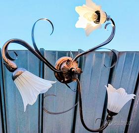 Lampadario da soffitto come nuovo usato raramente.