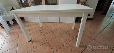 Tavolo Allungabile 130-210 cm Bianco Frassinato