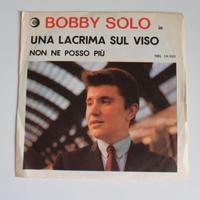 BOBBY SOLO  UNA LACRIMA SUL VISO 45 GIRI ITALY 19