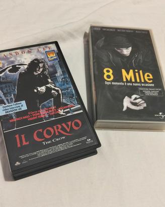 VHS cult il corvo + 8mile