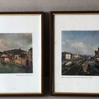 Stampe da disegno di Bellotto Verona 1748 cornici