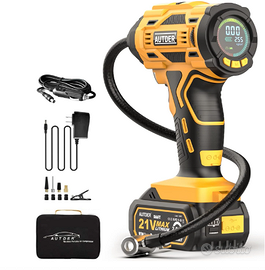 Compressore Aria Portatile ,Auto Moto Bicicletta