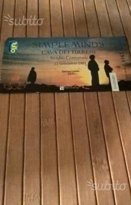 Raro Ticket Simple Minds