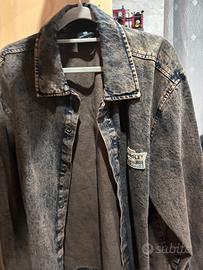 Camicia overshirt Pull&Bear Chevrolet denim L