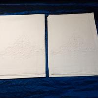 Asciugamani in Lino Ricamo a mano "Pizzo Cantù"