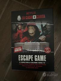 Casa di carta Escape game gioco da tavola