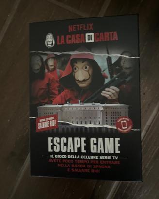 Casa di carta Escape game gioco da tavola