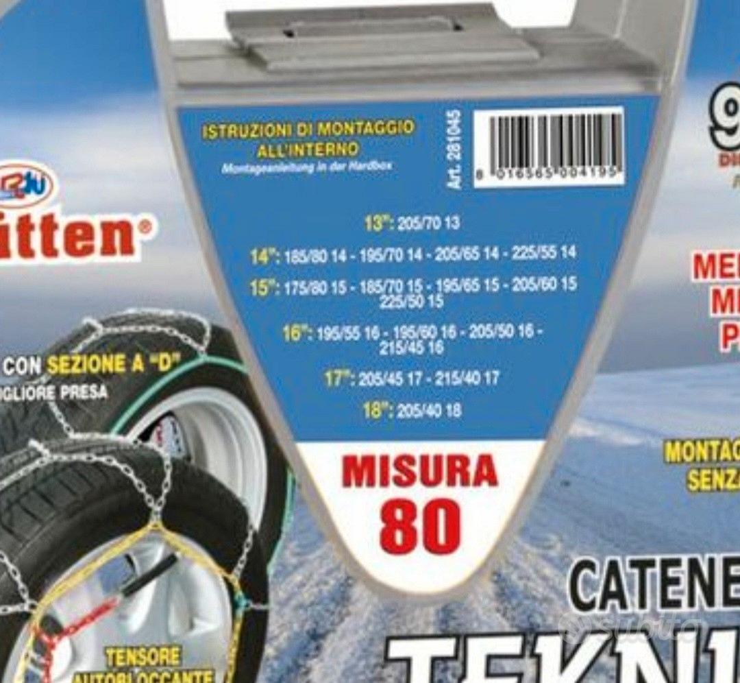 Catene da neve Teknica mis. 80 e 90 - Accessori Auto In vendita a Sassari