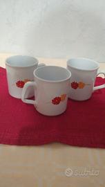 Set da 3 mug vintage 