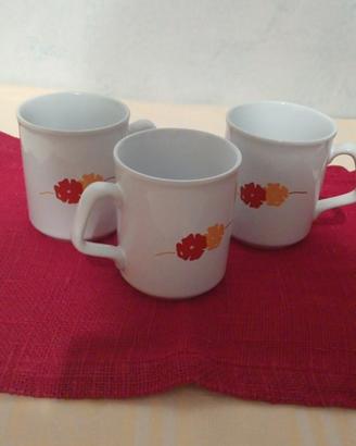 Set da 3 mug vintage 