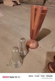 porta fiori rame cimitero 