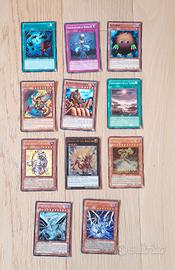 Lotto carte Yugioh rare (9 carte)