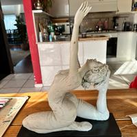 Scultura Richelieu in porcellana biscuit 50 cm